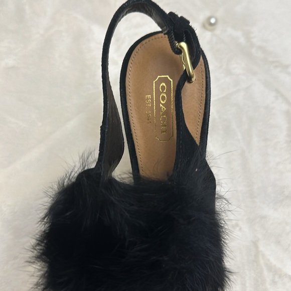 Coach BEA Silky Suede/Rabbit - Picture 3 of 6